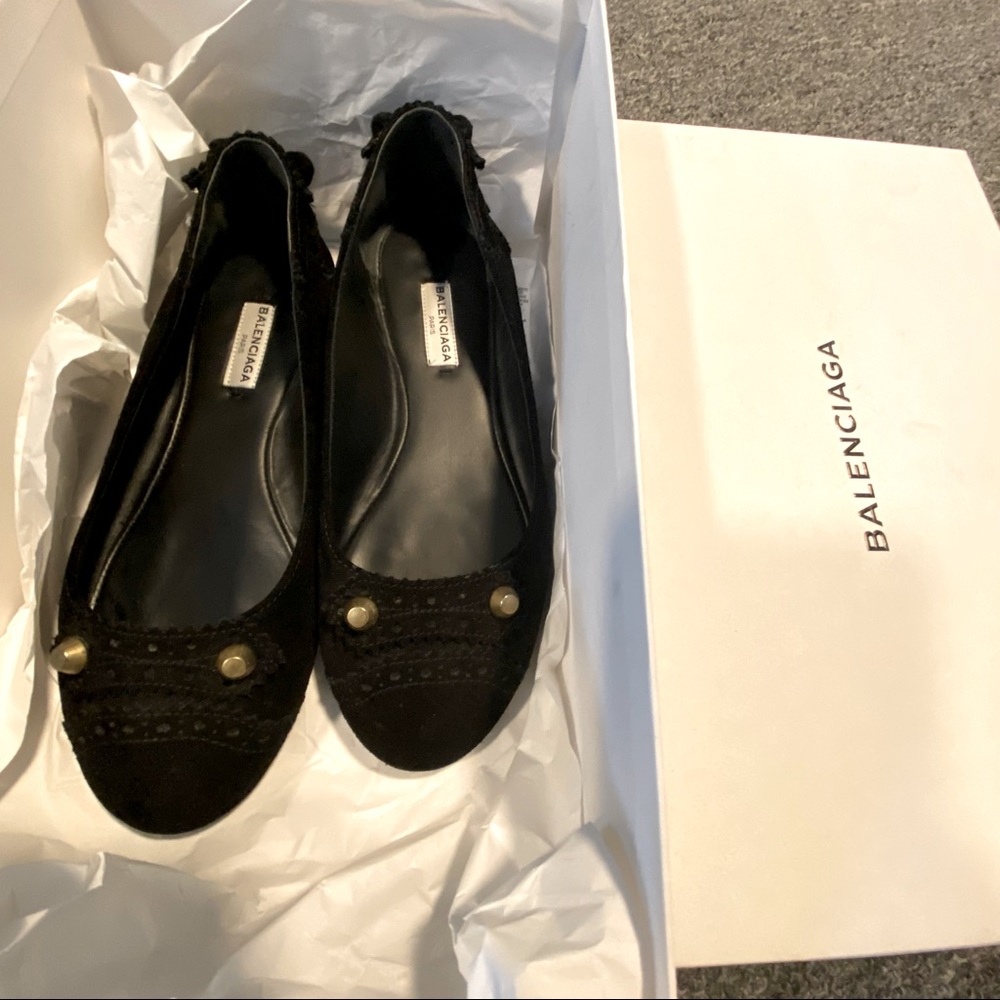 black suede balenciaga